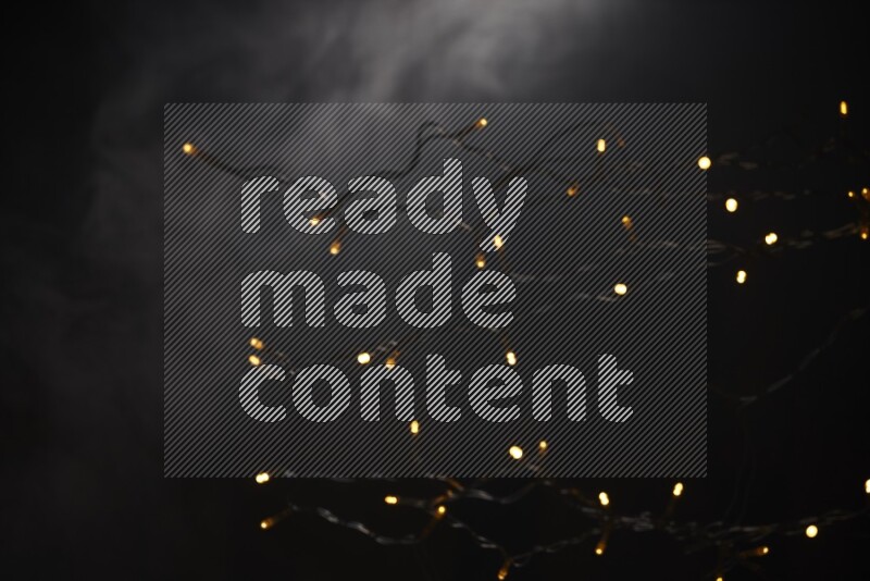 Abstract bokeh light with flare haze