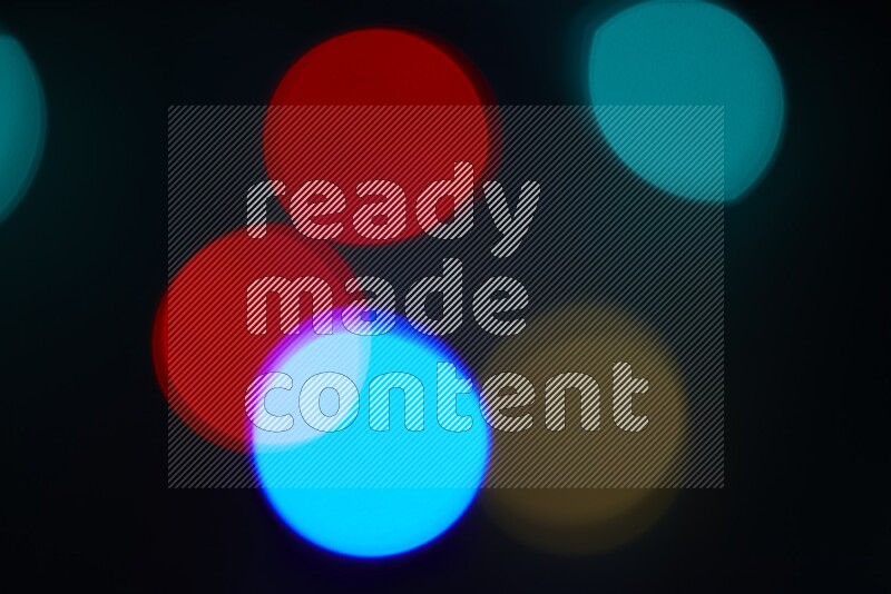 Bokeh light in multicolor