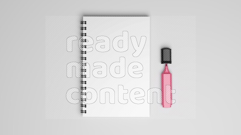 Corporate Stationery Elements, Blank White Textured Brand ID, On White Background