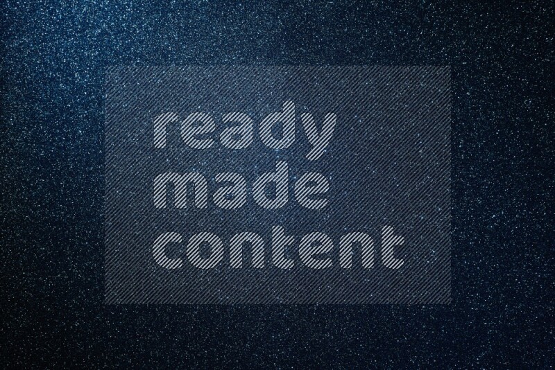 Blue glittery bokeh background