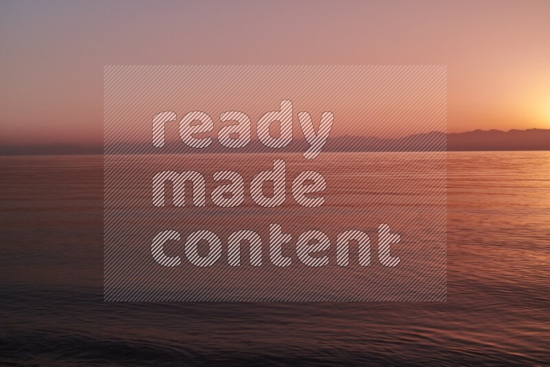 Sunrise over the water