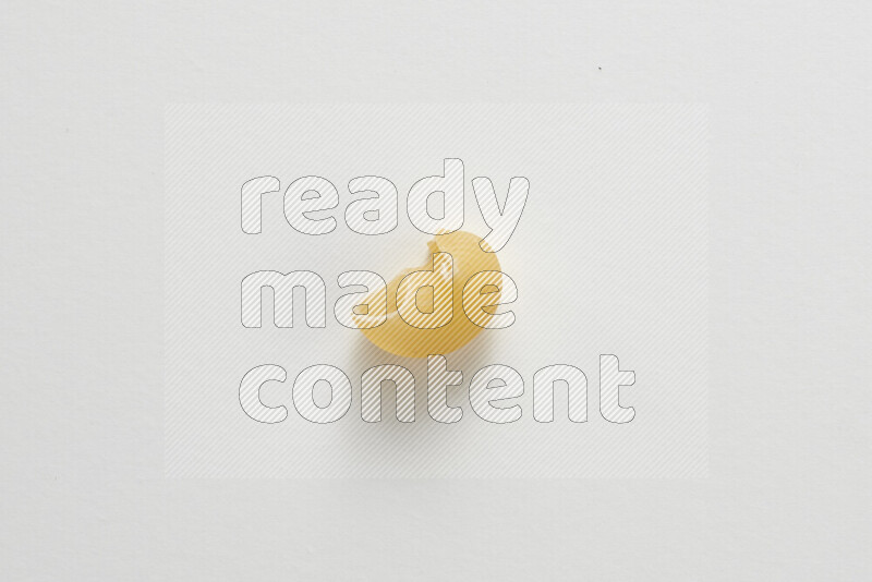 Pipe pasta on white background