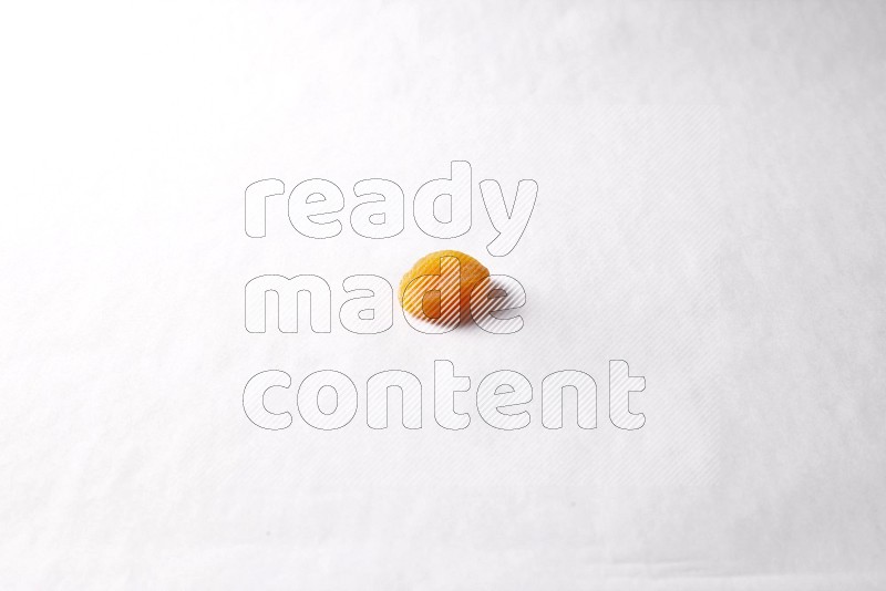 Dried apricots on white background