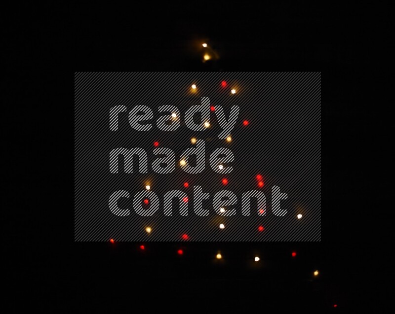 Bokeh light in geometric shape