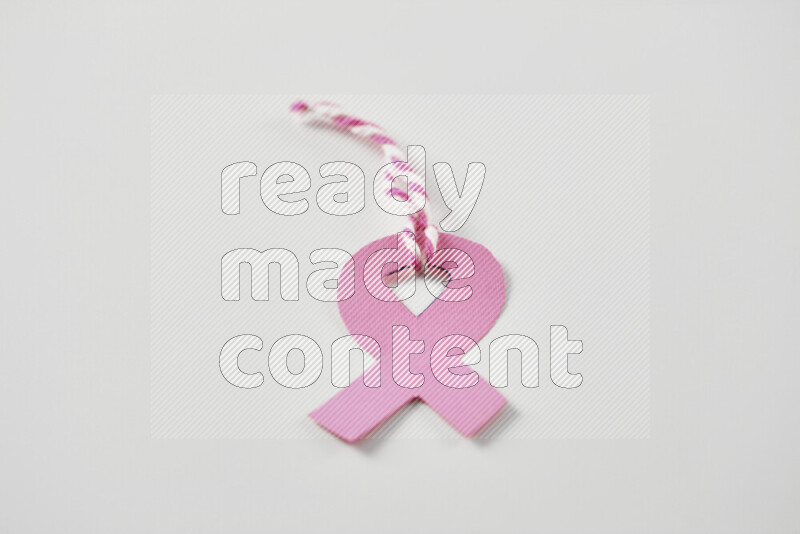 Cancer awareness signs on white background
