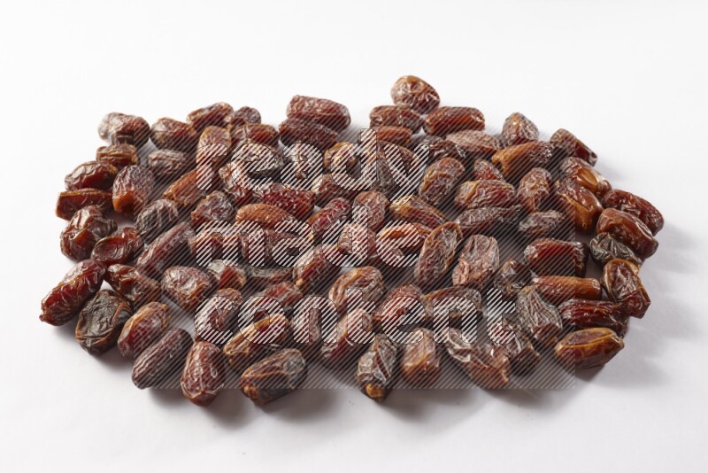 Dates on white background