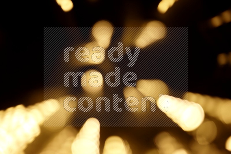 Bokeh light in yellow