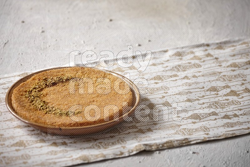 Konafa in a light setup