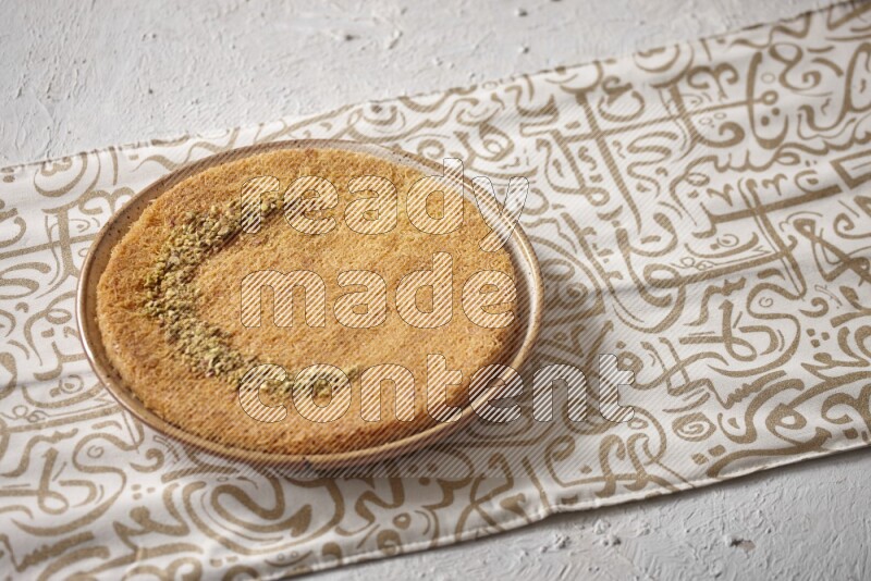 Konafa in a light setup