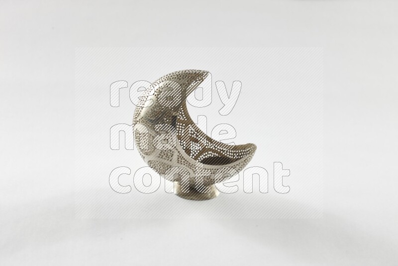 A ramadan lantern placed on white background