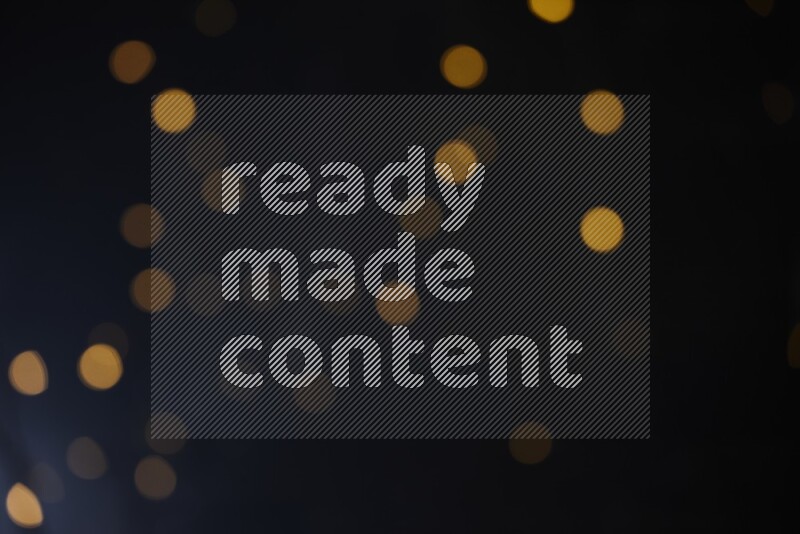 Bokeh light in yellow