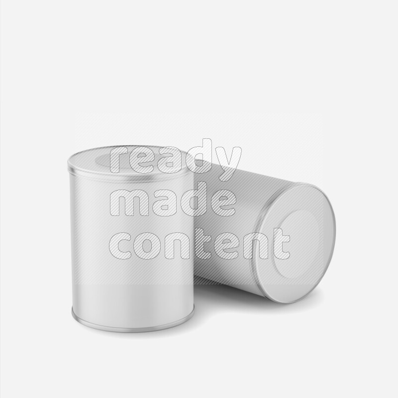 Small paper tube mockup with glossy label and plastic cap isolated on white background 3d rendering
