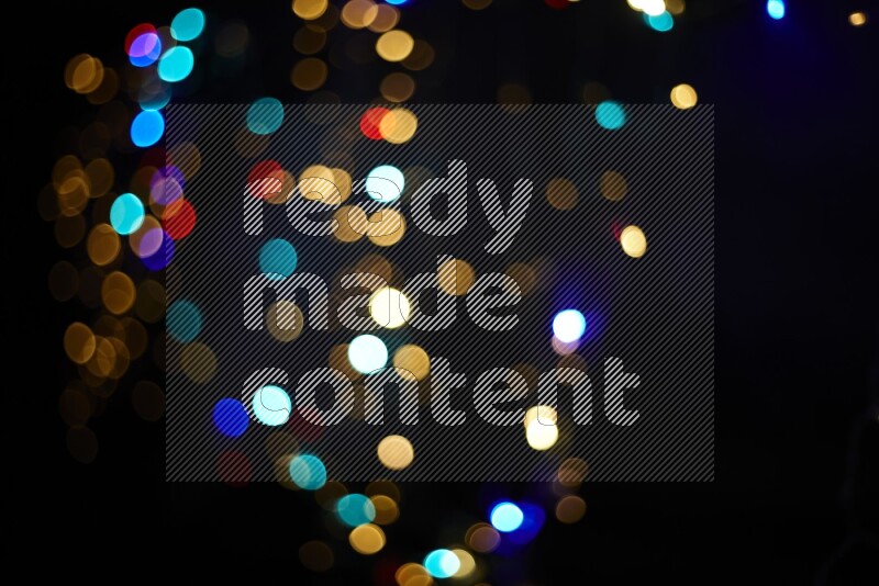 Bokeh light in multicolor