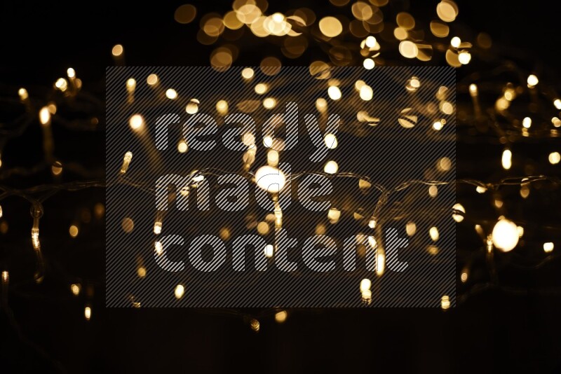 Bokeh light in yellow