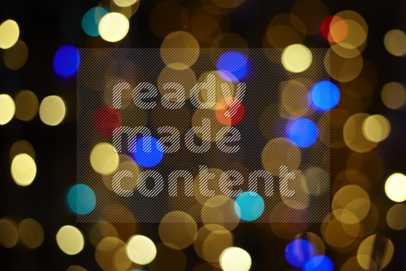 Bokeh light in multicolor