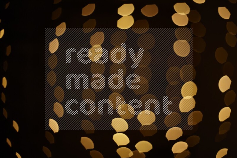 Bokeh light in geometric shape