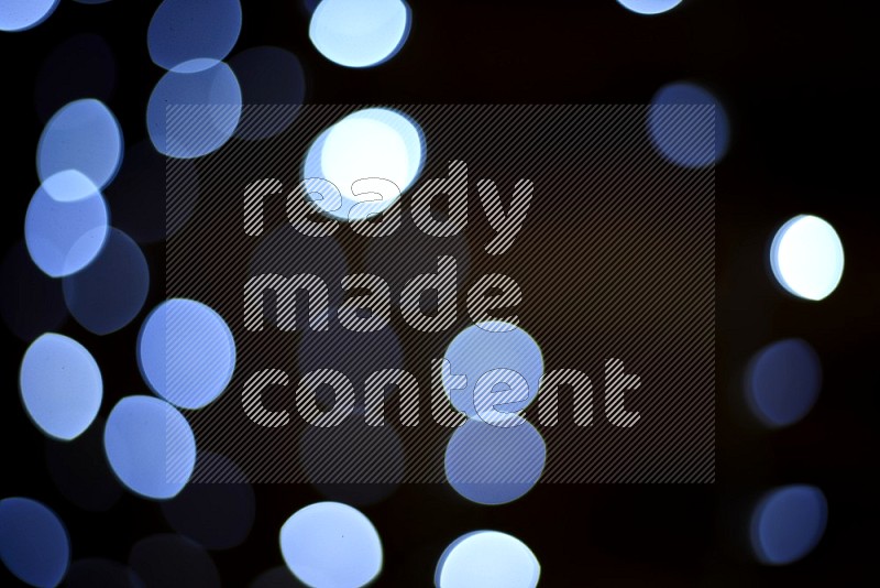 Bokeh light in white