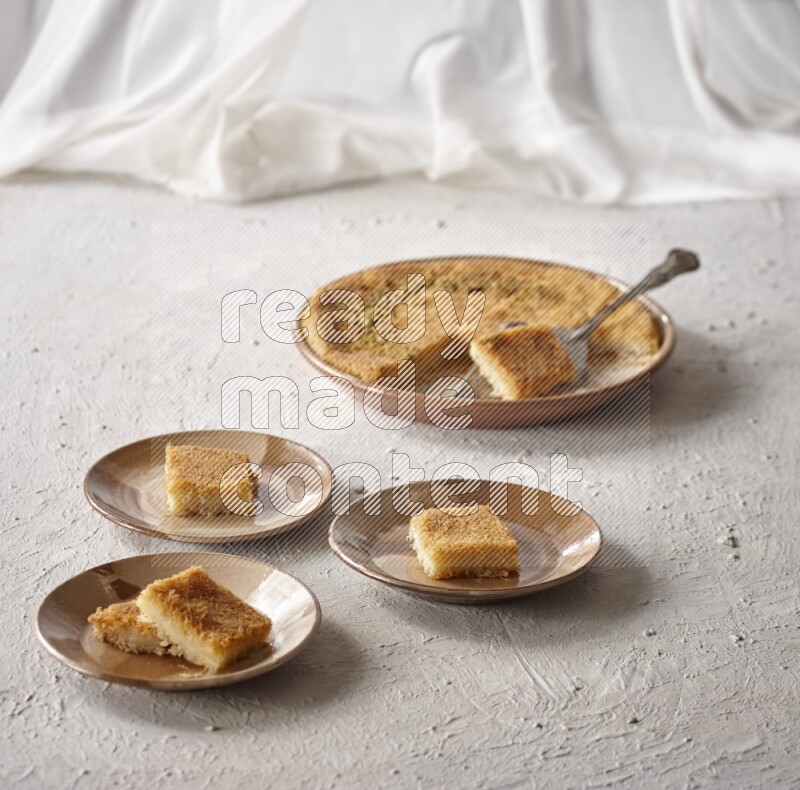 Konafa in a light setup