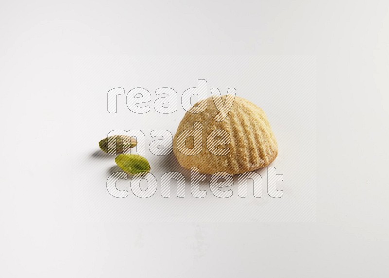 Single Piece of Maamoul direct on white background