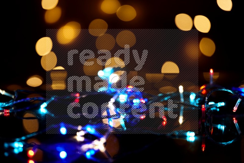 Bokeh light in multicolor