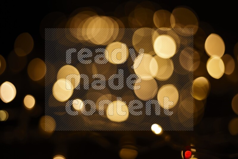 Bokeh light in yellow