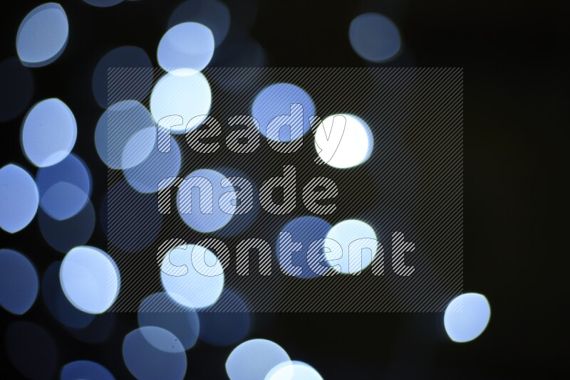 Bokeh light in white