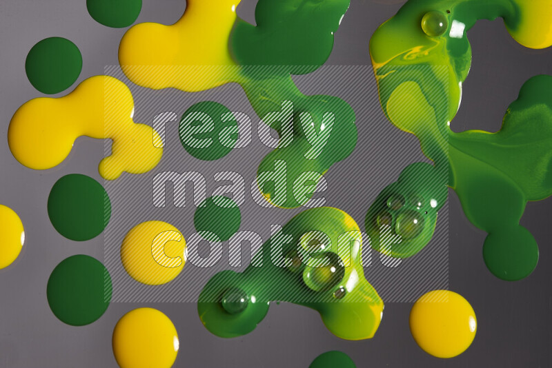 Abstract colorful background with mixed of green and yellow paint colors