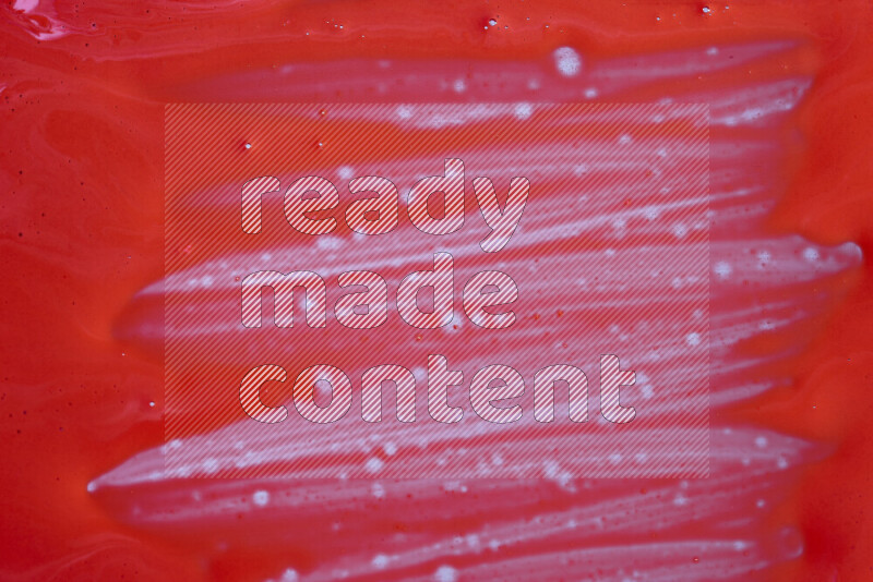 Close-ups of abstract red paint texture in different shapes