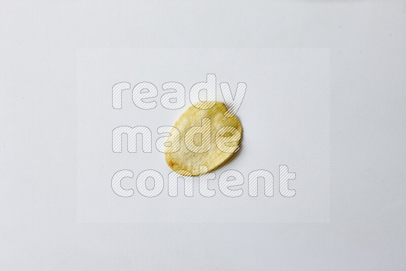 Chips snacks on white background