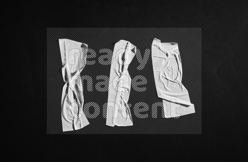 Duct tape on black background