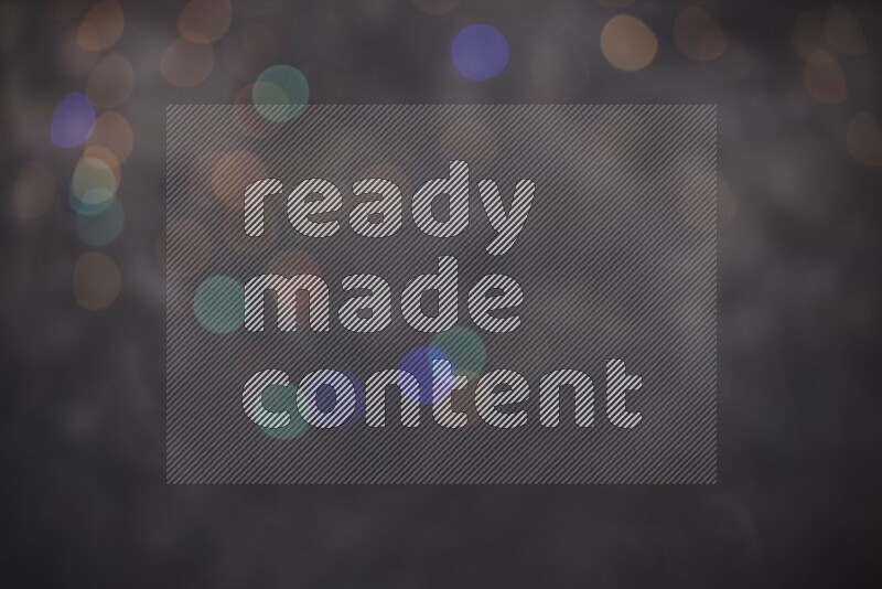 Abstract bokeh light with flare haze