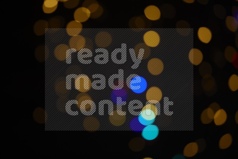 Bokeh light in multicolor