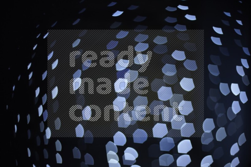 Bokeh light in geometric shape