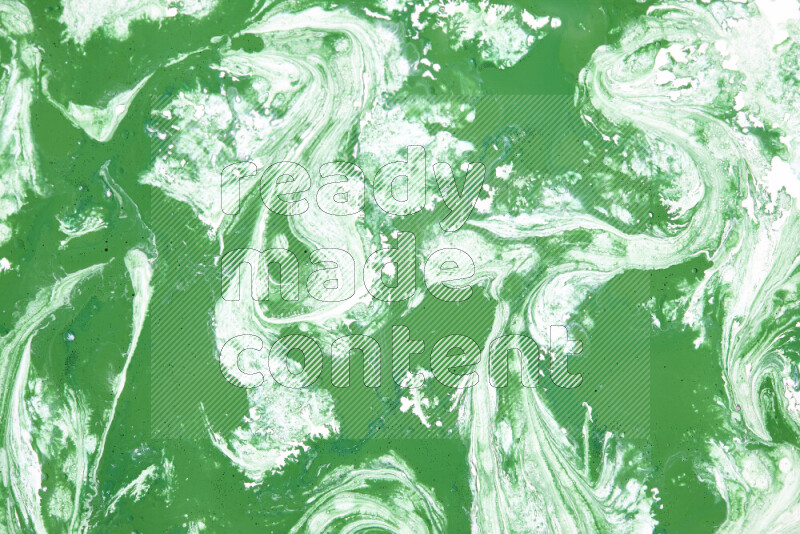 خلفية ملونة مع مزيج من ألوان الطلاء الأخضر والأبيض