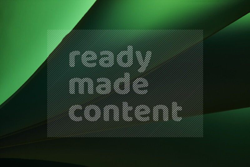 An abstract art piece displaying smooth curves in cold gradients created by colored light