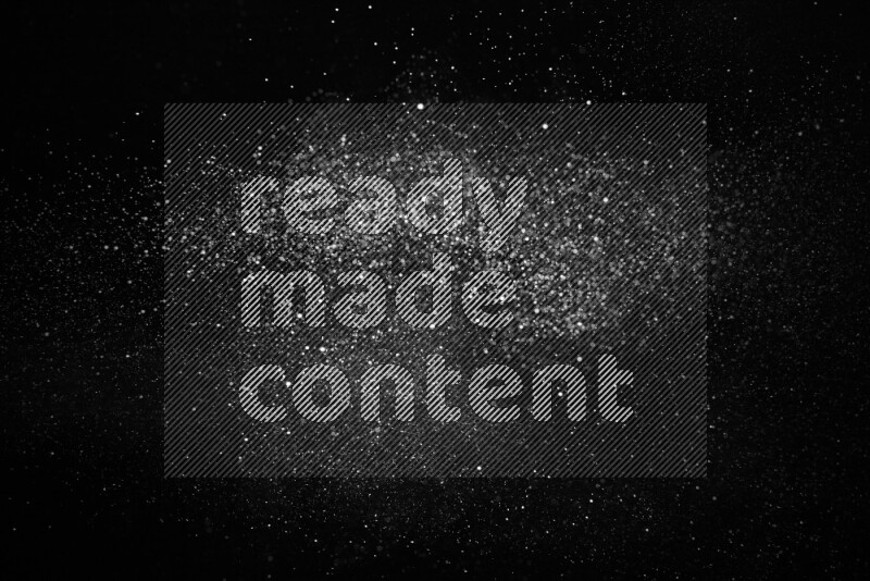 Snow spray on black background