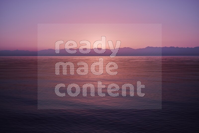 Sunrise over the water