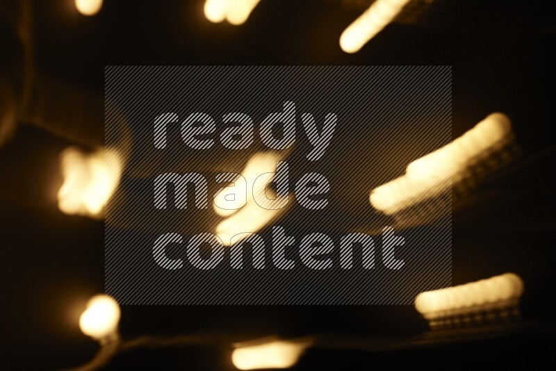 Bokeh light in yellow