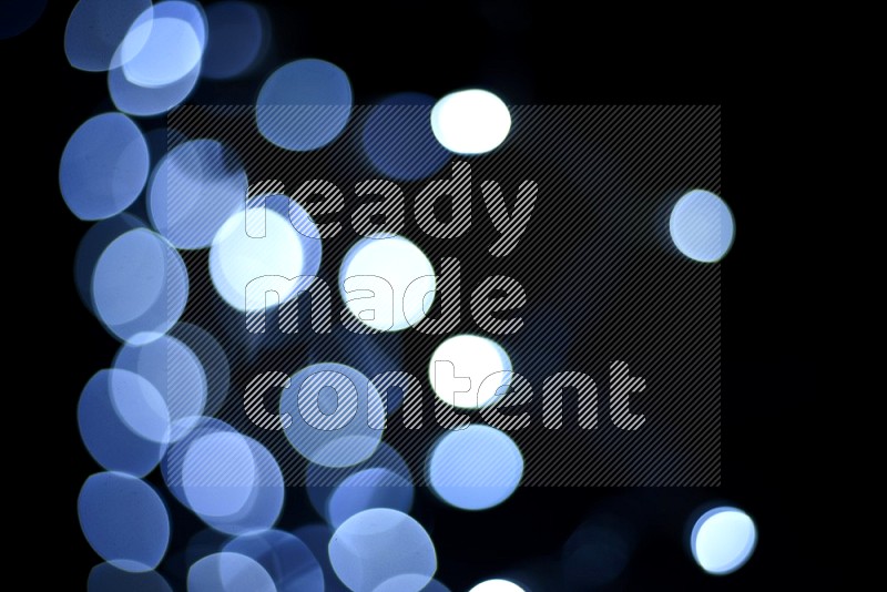 Bokeh light in white