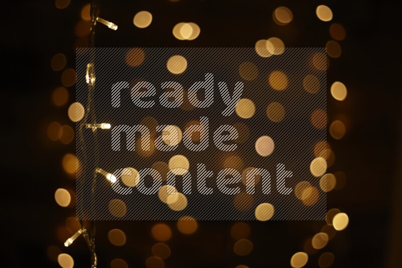 Bokeh light in yellow