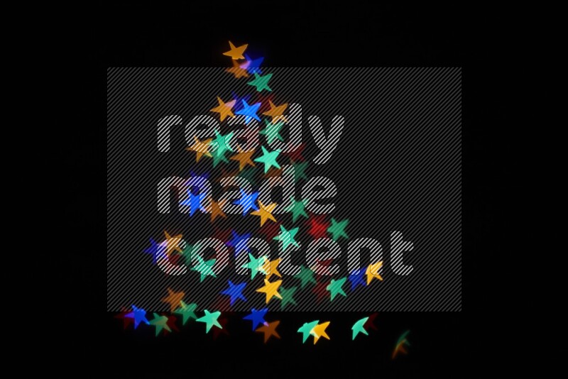 Bokeh light in star shape