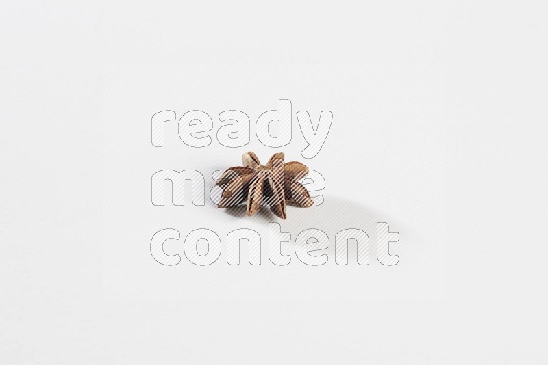 Star anise on a white background