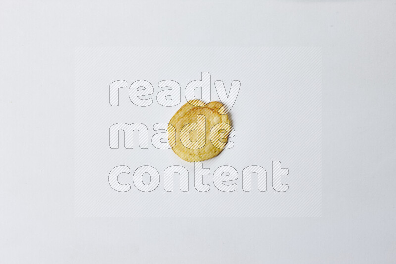 Chips snacks on white background