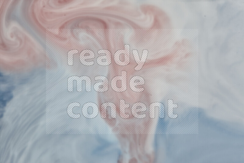 لقطة مقربة لأنماط دوامية باللون الأزرق والأحمر والأبيض