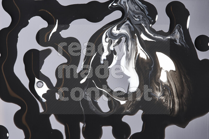 Abstract colorful background with mixed of white and black paint colors