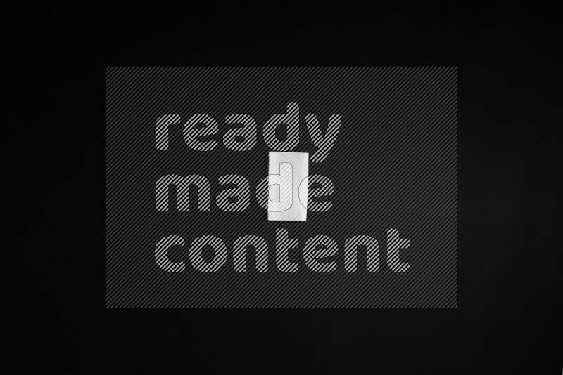 Tissue paper on black background