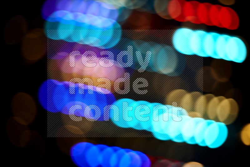 Abstract bokeh light in multicolor