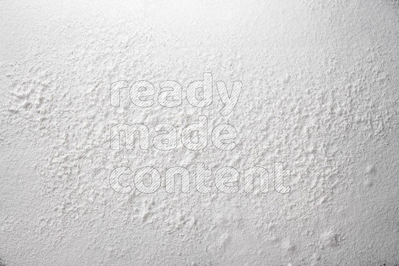 Flour powder filling the frame