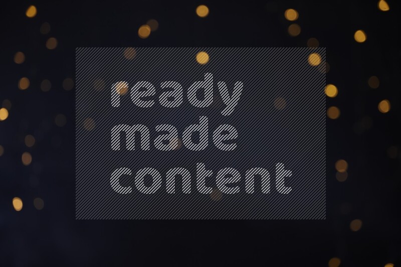 Bokeh light in yellow