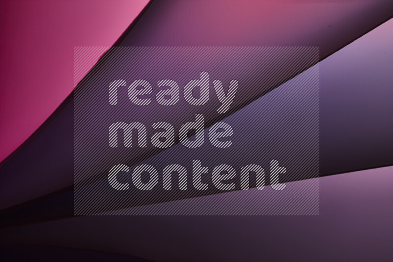 An abstract art piece displaying smooth curves in warm and cold gradients created by colored light